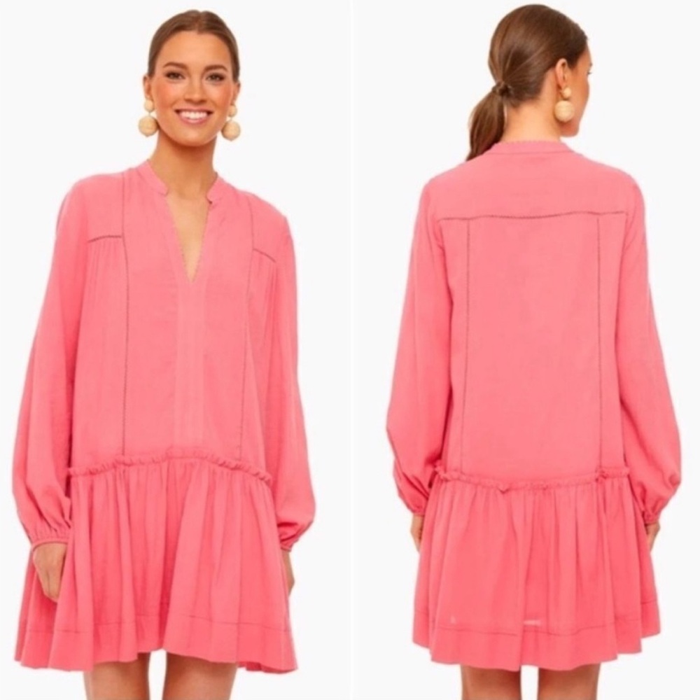 LOT of 2 Pommador Place by Tuckernuck Black & Pink Ophelia Swim Cover Up Dress